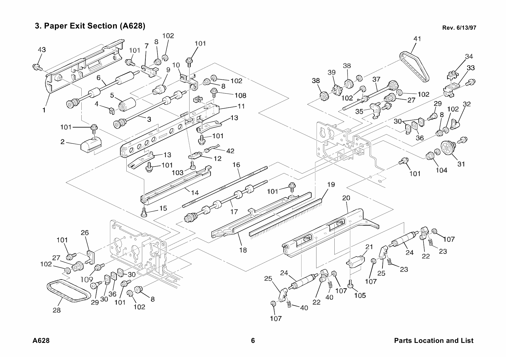 RICOH Options A628 DOCUMENT-FEEDER Parts Catalog PDF download-3